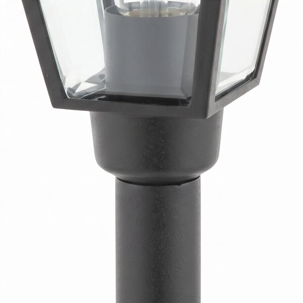 Lampe dallée 200 cm Noir Aluminium Rustique IP44 E27