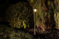 Lampadaire extérieur 100 cm E27 IP44 noir en...