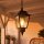 Lampe à suspendre extérieure Noir IP44 E27 Aluminium Rustique