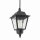 Lampe à suspendre extérieure Noir IP44 E27 Aluminium Rustique