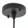Lampe à suspendre extérieure Noir IP44 E27 Aluminium Rustique
