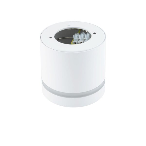 Plafonnier GX53 Ø 8,5 cm Blanc Aluminium Petit spot