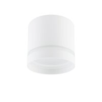 Plafonnier GX53 Ø 8,5 cm Blanc Aluminium Petit spot