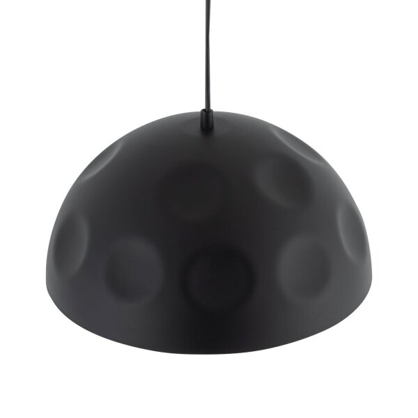 Suspension E27 en noir or mat Ø 50 cm