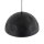 Suspension E27 en noir or mat Ø 50 cm
