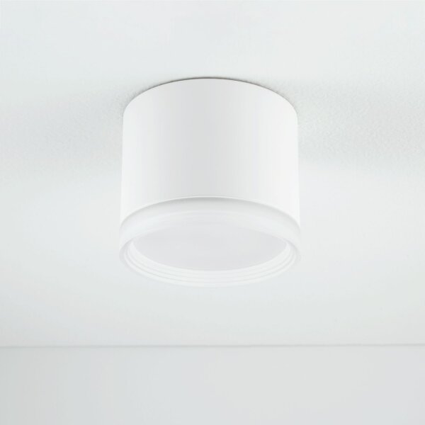Spot de plafond Ø 8,5 cm GX53 blanc rond petit H : 7 cm
