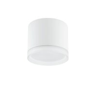 Spot de plafond Ø 8,5 cm GX53 blanc rond petit H :...