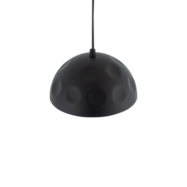 Suspension Ø 33 cm E27 en noir or mat