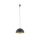 Suspension Ø 33 cm E27 en noir or mat