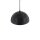 Suspension Ø 33 cm E27 en noir or mat
