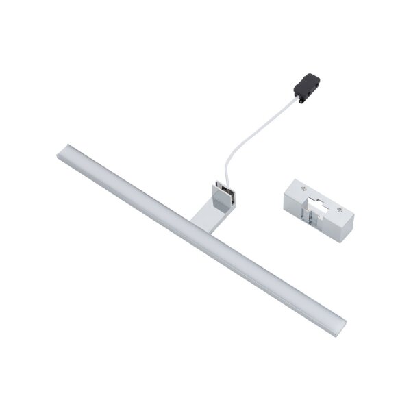 Lampe à miroir LED IP44 chrome 4000 K 950 lm aluminium
