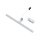 Lampe à miroir LED IP44 chrome 4000 K 950 lm aluminium