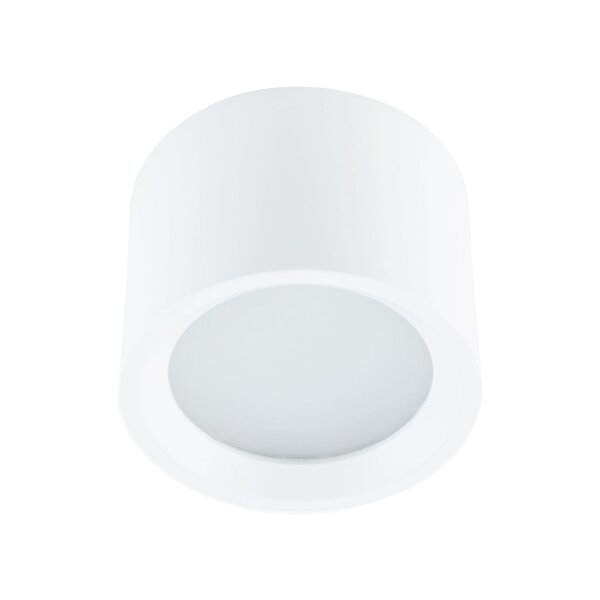 Plafonnier salle de bain blanc IP54 GX53 Ø 8,5 cm aluminium petit