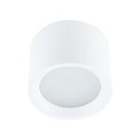 Plafonnier salle de bain blanc IP54 GX53 Ø 8,5 cm...