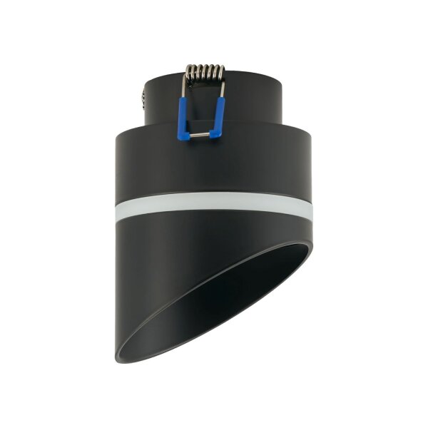 Spot encastré GX53 Noir H : 12 cm Aluminium Moderne