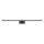 Lampe LED pour miroir IP44 noire 4000 K blanc neutre