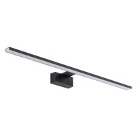Lampe LED pour miroir IP44 noire 3000 K 1050 lm blanc chaud