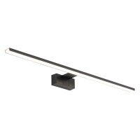 Lampe LED pour miroir IP44 noire 3000 K 1050 lm blanc chaud