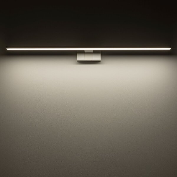 Lampe à miroir LED Blanc IP44 3000 K 1100 lm Aluminium