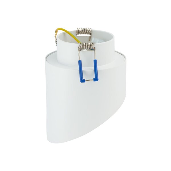 Spot encastré GX53 Blanc Aluminium Plafond encastré