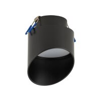 Spot encastré plafond noir GX53 aluminium...