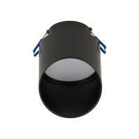 Spot encastré plafond noir GX53 aluminium...