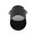 Spot encastré plafond noir GX53 aluminium encastré