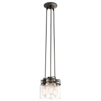 Lampe à suspension réglable verre...
