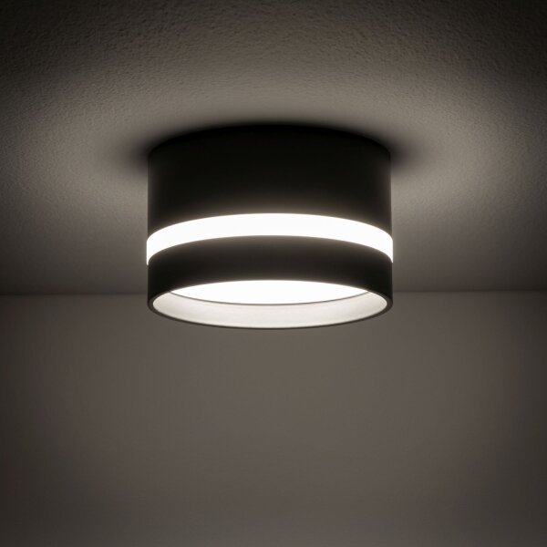 Spot encastré Noir GX53 Ø 8,5 cm Aluminium Moderne