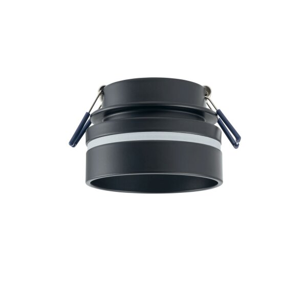 Spot encastré GU10 Ø 8 cm Noir Aluminium Moderne