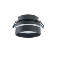 Spot encastré GU10 Ø 8 cm Noir Aluminium...