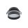 Spot encastré GU10 Ø 8 cm Noir Aluminium Moderne