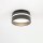 Spot encastré GU10 Ø 8 cm Noir Aluminium Moderne