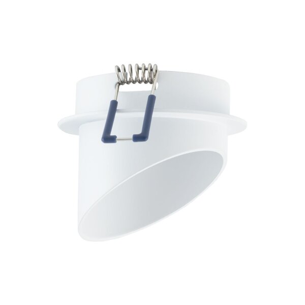 Spot encastré GU10 blanc aluminium Ø 7,5 cm intérieur plafond