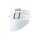Spot encastré GU10 blanc aluminium Ø 7,5 cm intérieur plafond