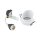 Spot encastré GU10 blanc aluminium Ø 7,5 cm intérieur plafond