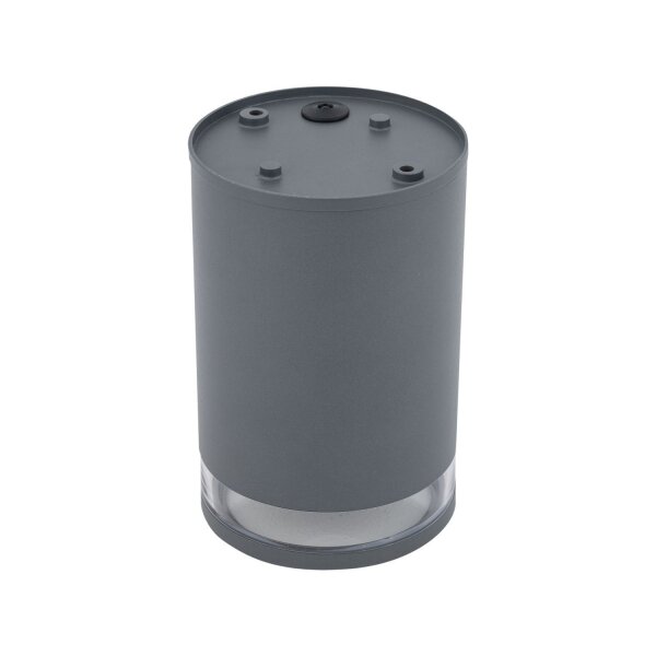 Plafonnier extérieur IP44 Ø 11 cm petit gris pour E27