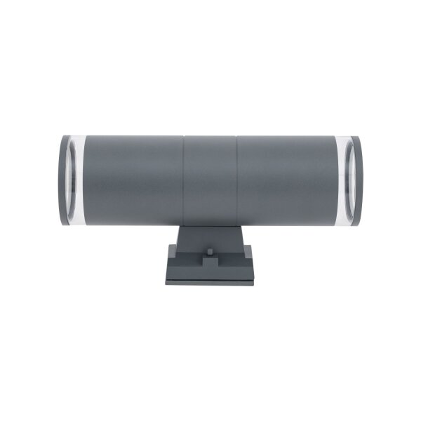 Lampe dextérieur murale 2 flammes Up Down IP44 E27 aluminium