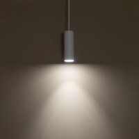 Suspension Ø 4 cm GU10 R35 Blanc Métal...