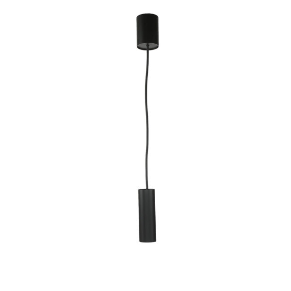 Suspension Noir GU10 R35 Ø 4 cm Métal Moderne