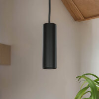 Suspension Noir GU10 R35 Ø 4 cm Métal Moderne