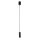 Suspension Noir GU10 R35 Ø 4 cm Métal Moderne