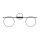Plafonnier LED Noir 100 cm de long 3000 K 1100 lm Moderne