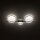 Plafonnier LED Noir 100 cm de long 3000 K 1100 lm Moderne
