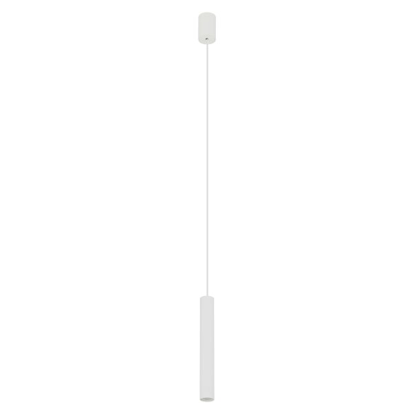 Lampe à suspendre étroite Ø 4 cm Blanc Métal GU10 R35 ROJA