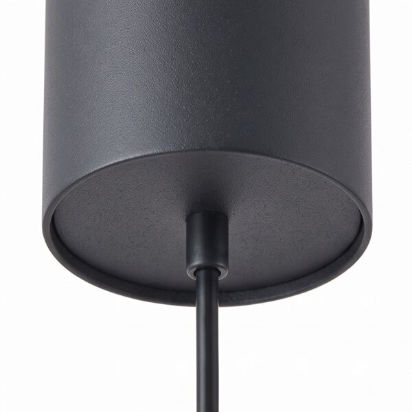 Lampe à suspendre GU10 R35 Ø 4 cm en noir laiton ajustable