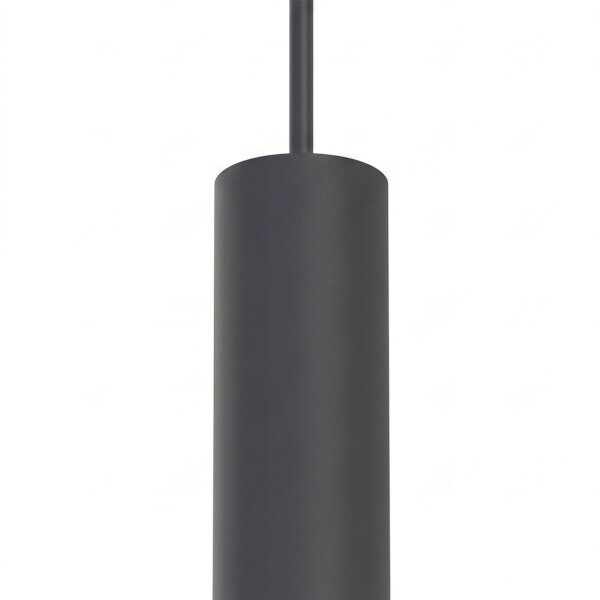 Lampe à suspendre GU10 R35 Ø 4 cm Noir Métal Moderne ROJA