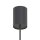 Lampe à suspendre GU10 R35 Ø 4 cm Noir Métal Moderne ROJA