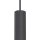 Lampe à suspendre GU10 R35 Ø 4 cm Noir Métal Moderne ROJA
