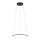 Ring Lustre LED Noir 3000 K 560 lm Ø 45 cm Métal
